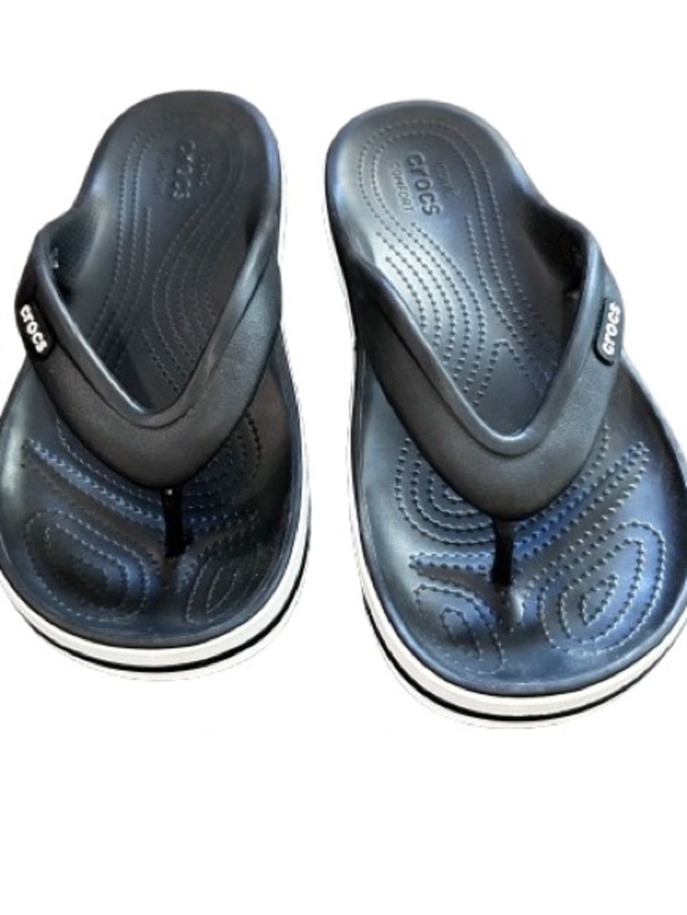 Crocs Adult Bayaband Flip Flop Sandals Women’s Size 7 Iconic Comfort Slip On
